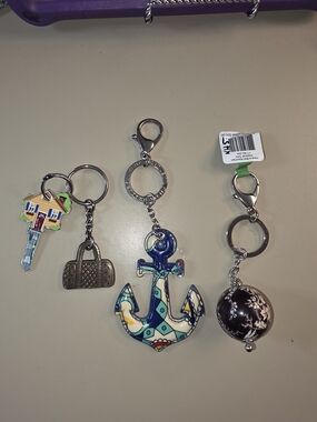 Bundle Of 3 New Vera Bradley Keychains